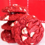 Red Velvet White Chocolate Chip Cookies