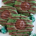 Mint Truffle Thumbprint Cookies