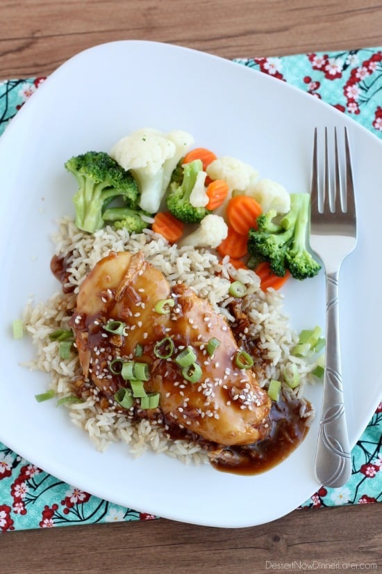 Crockpot Asian Sesame Chicken Dessert Now, Dinner Later!