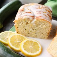 Lemon Zucchini Bread combines two favorites into one easy-to-make loaf! The fresh summer zucchini keeps this cake incredibly moist, and the zesty lemon flavor is tangy and sweet.