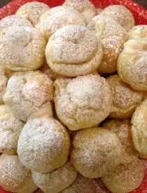 Egg Nog Cream Puffs