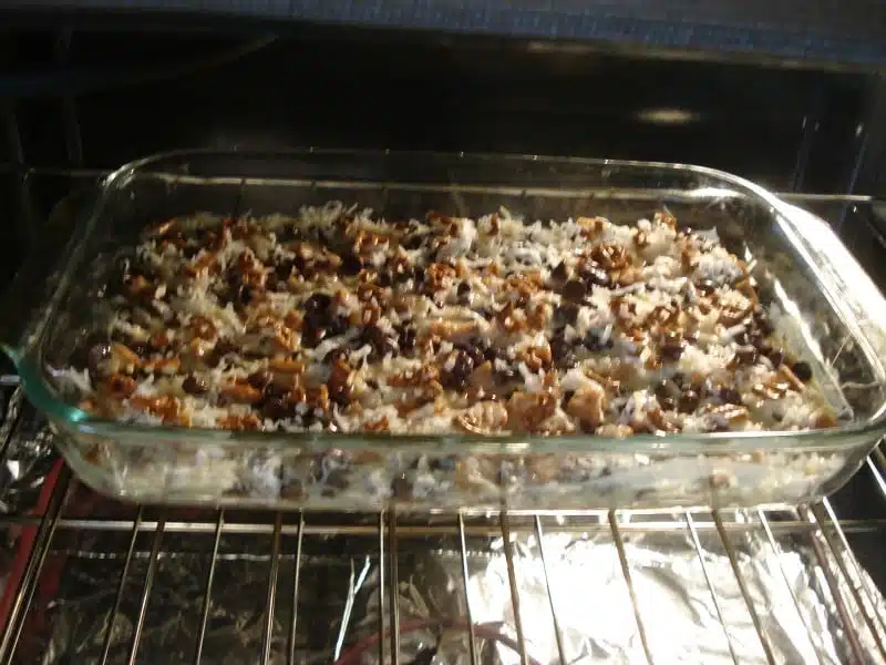 Caramel Pretzel Magic Bars