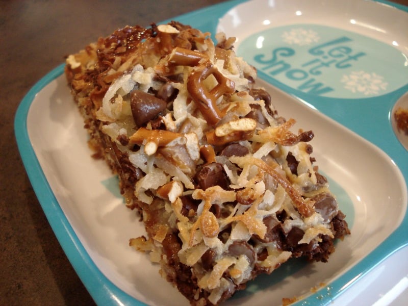 Caramel Pretzel Magic Bars