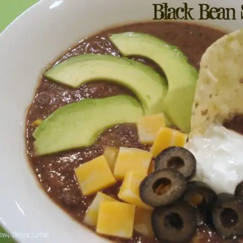 Black Bean Soup | Dessert Now Dinner Later