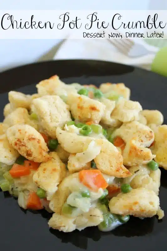 Chicken Pot Pie Crumble