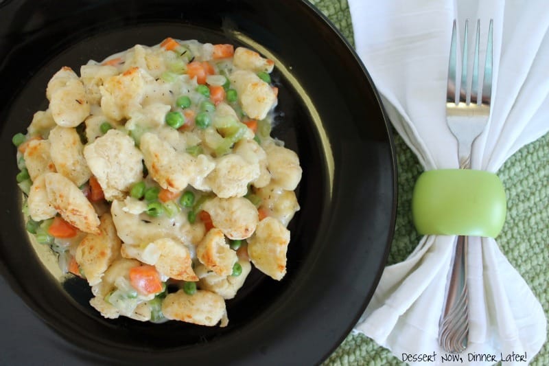 Chicken Pot Pie Crumble