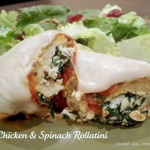 Chicken & Spinach Rollatini