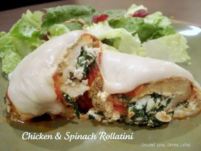 Chicken & Spinach Rollatini