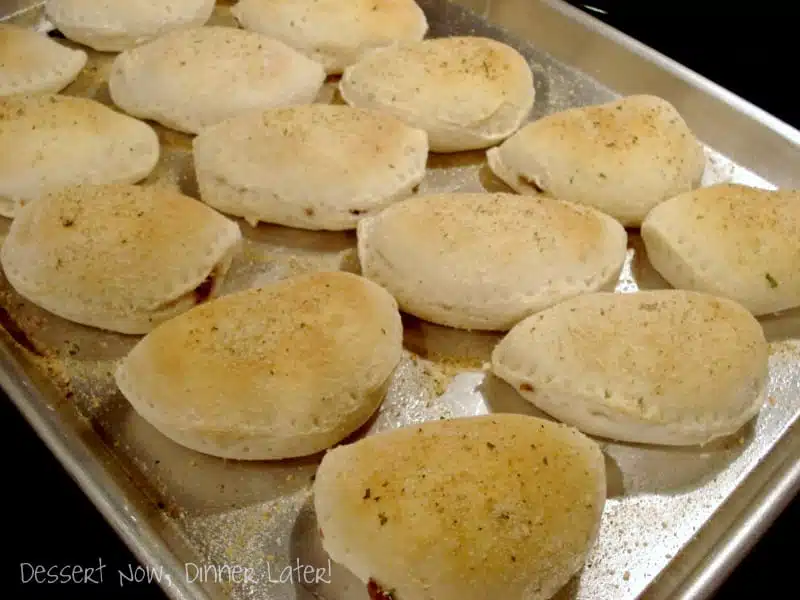 Creamy Sausage Cranberry Pillows