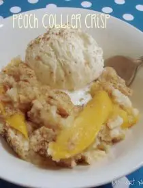 Peach Cobbler Crisp