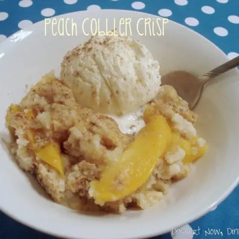 Peach Cobbler Crisp