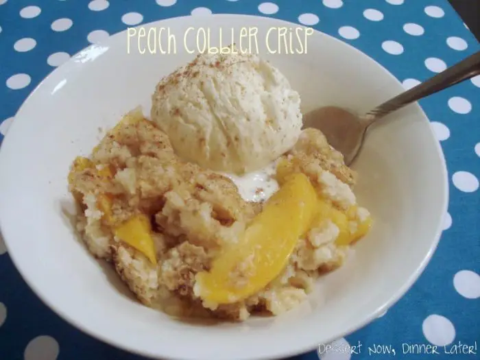 Peach Cobbler Crisp