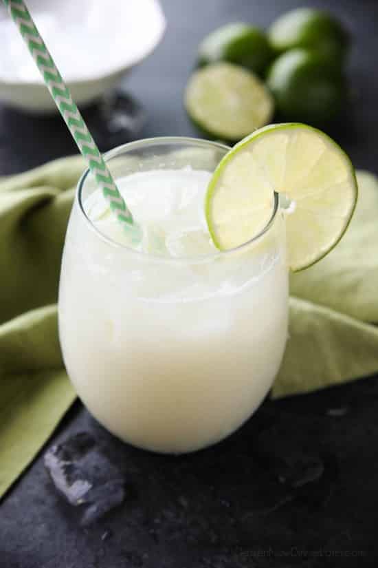 Brazilian Lemonade is actually a creamy limeade that is perfectly sweet and slightly tangy. The secret ingredient that makes it creamy will have you pouring glass after glass of this refreshing drink. Perfect for hot summer days, parties, and potlucks!