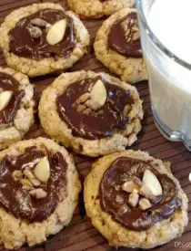 Ganache Toffee Crunch Cookies