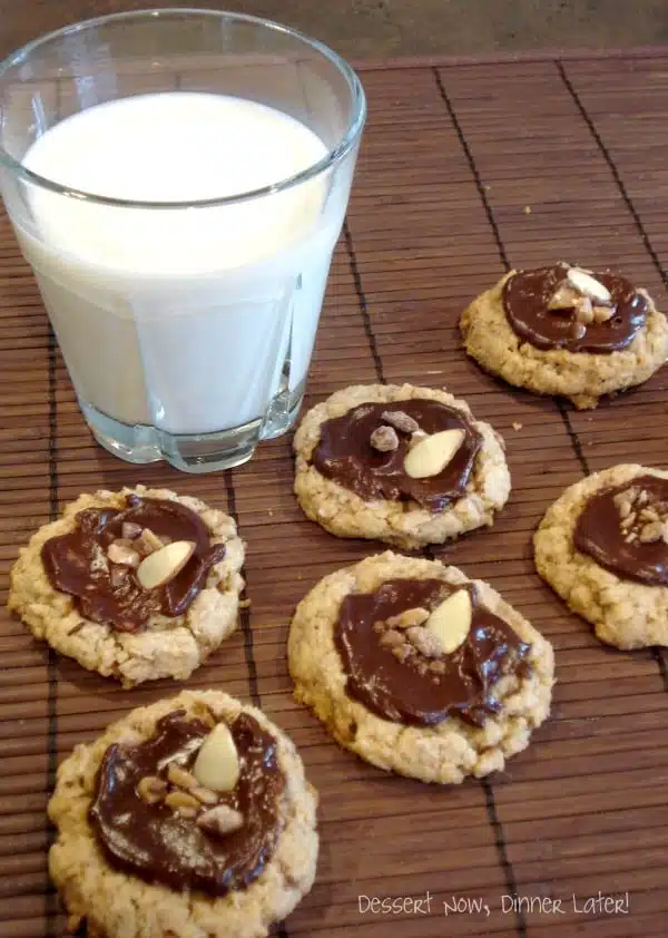 Ganache Toffee Crunch Cookies