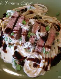 Steak & Garlic Parmesan Linguini