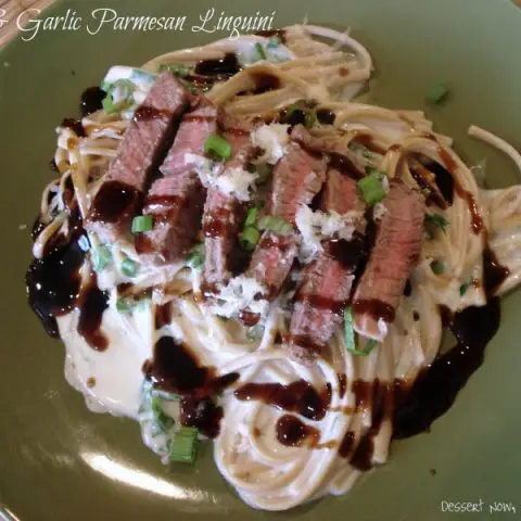 Steak & Garlic Parmesan Linguini