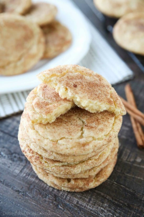 BEST Snickerdoodles - Dessert Now, Dinner Later!