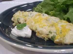 Cheese & Green Chili Enchiladas