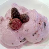 Triple Berry Frozen Yogurt
