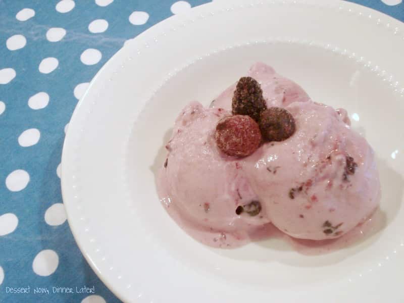 Triple Berry Frozen Yogurt