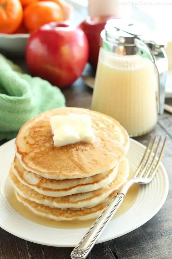 Forget maple syrup! Blonde Butter Syrup is the BEST homemade syrup you will ever try! It's creamy, rich, buttery, and with only 3 ingredients, you can whip it up in no time! Perfect for lazy weekends and Christmas breakfast too! 