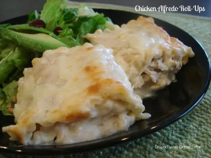 Chicken Alfredo Roll-ups