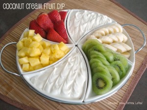 Coconut Cream Fruit Dip