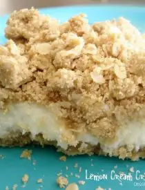 Lemon Cream Crumb Bars