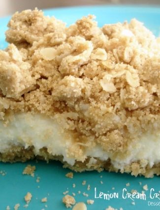 Lemon Cream Crumb Bars