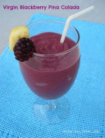 Virgin Blackberry Pina Colada