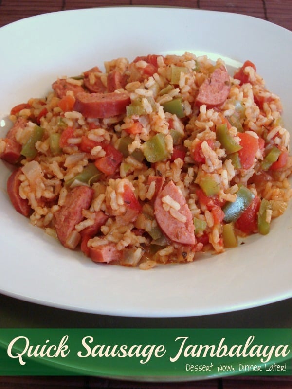 Quick Sausage Jambalaya