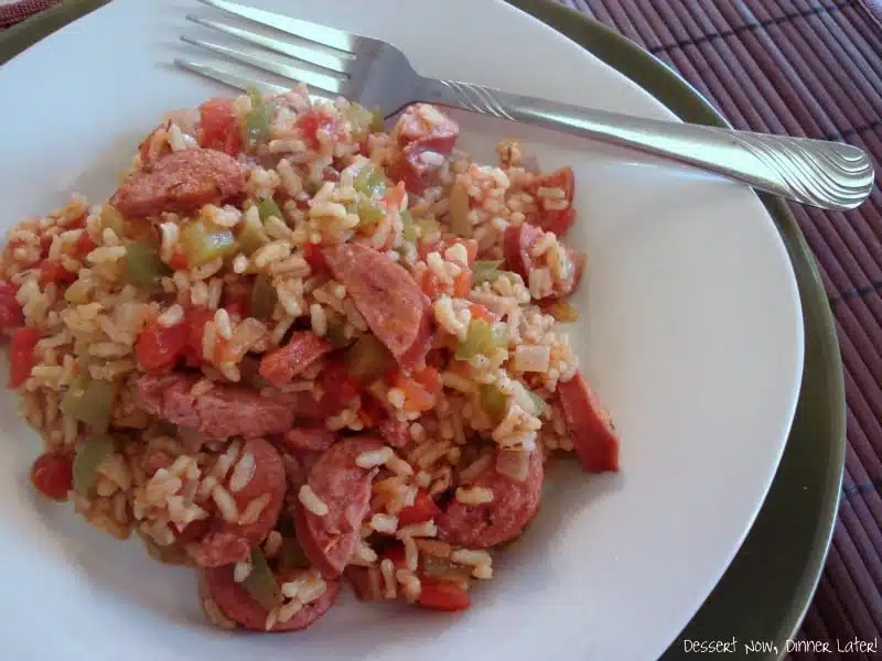 Quick Sausage Jambalaya