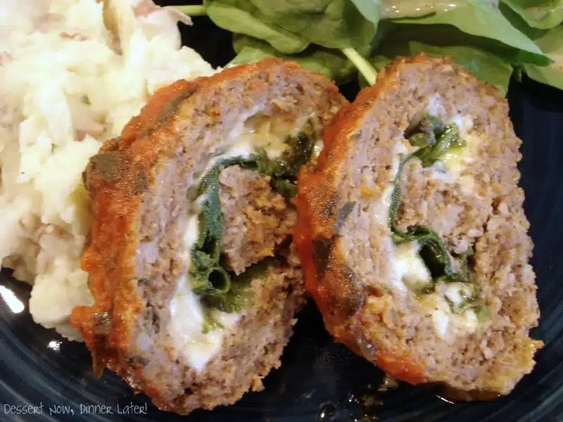 Rolled Italian Meat Loaf