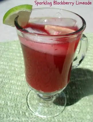 Sparkling Blackberry Limeade