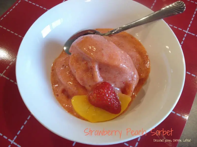  Stawberry Peach Sorbet