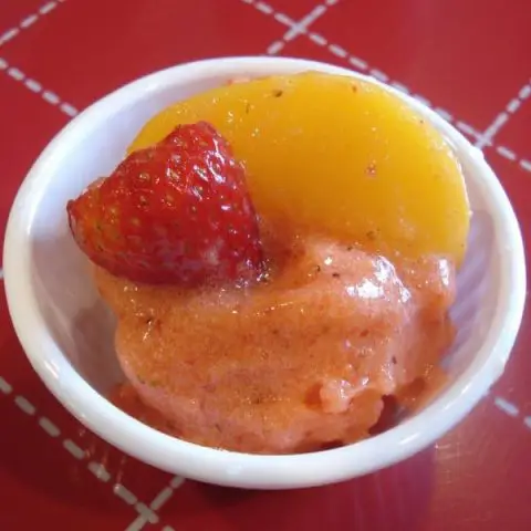 Stawberry Peach Sorbet