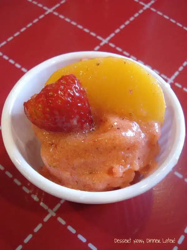  Stawberry Peach Sorbet