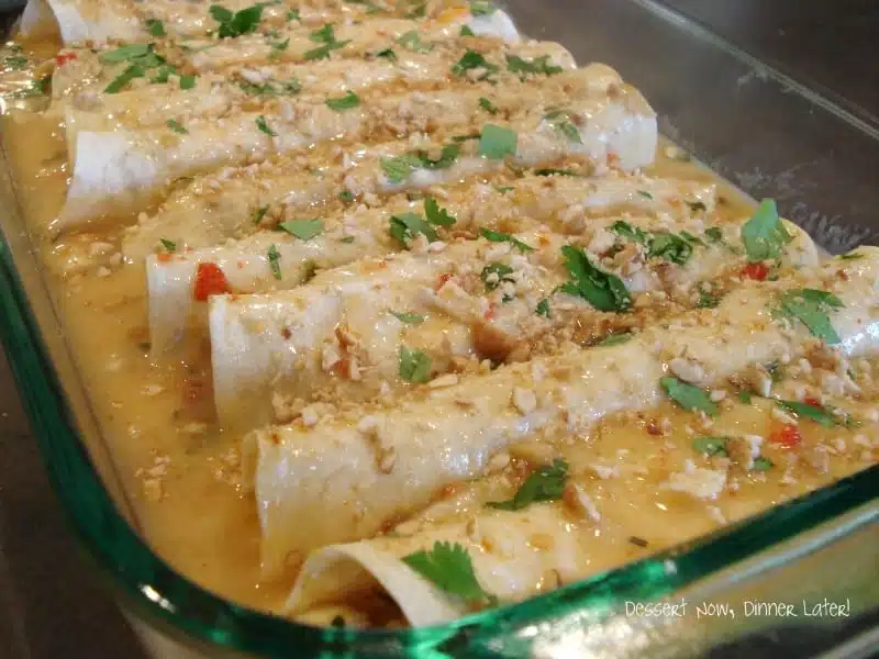  Thai Chicken Enchiladas