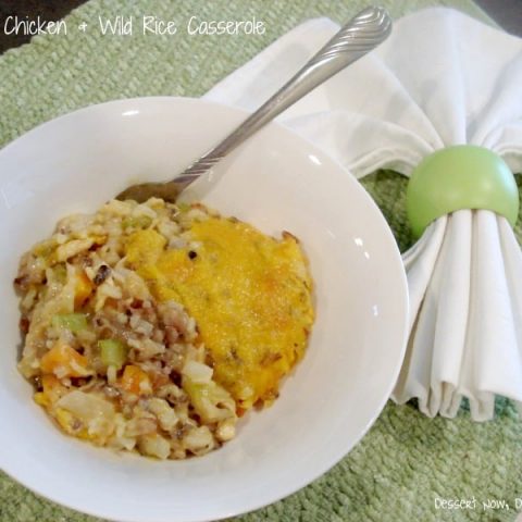 Cheesy Chicken & Wild Rice Casserole