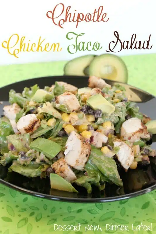 Chipotle Chicken Taco Salad