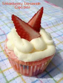 Strawberry Lemonade Cupcakes