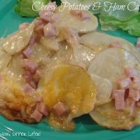 Cheesy Potatoes & Ham Casserole