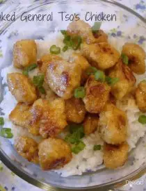 Low-Fat Baked General Tso's Chicken