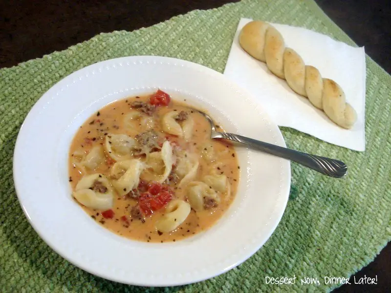  Sausage Tomato Tortellini Soup