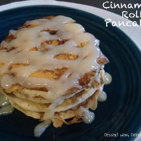 Cinnamon Roll Pancakes