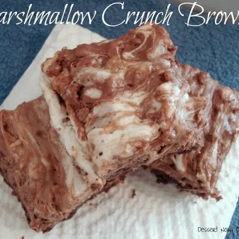 Marshmallow Crunch Brownies