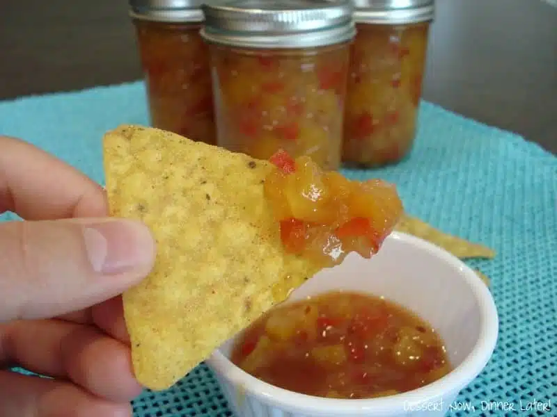 Spicy Peach Salsa