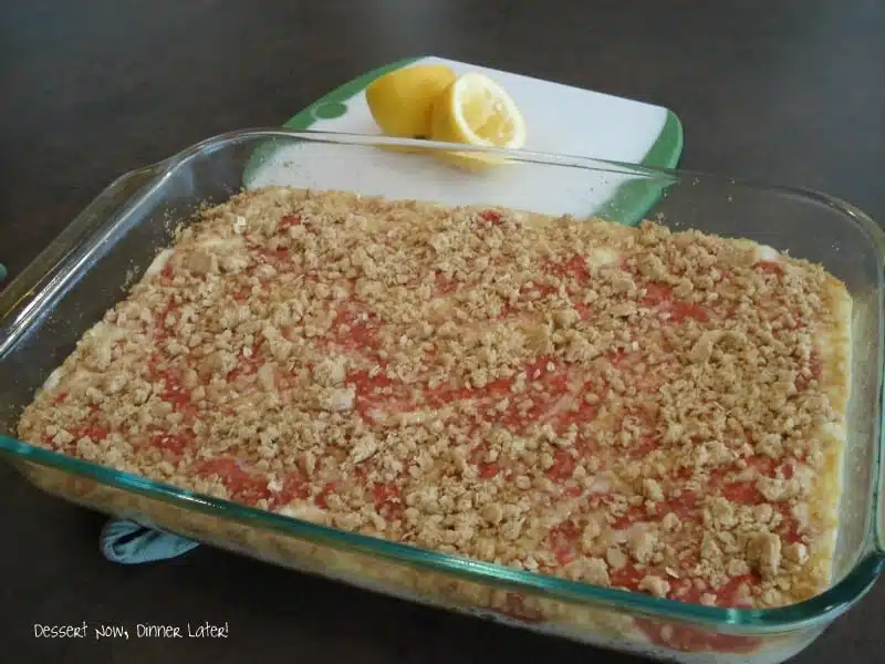 Strawberry Lemonade Squares