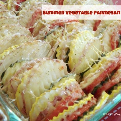 Summer Vegetable Parmesan Bake